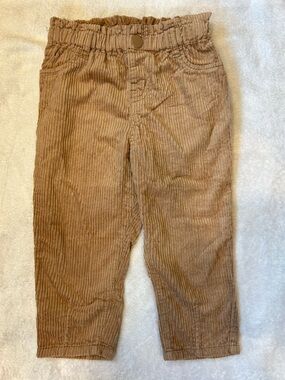 3/$18 H&M brown corduroy pants with adjustable waist. Sz 12-18 months